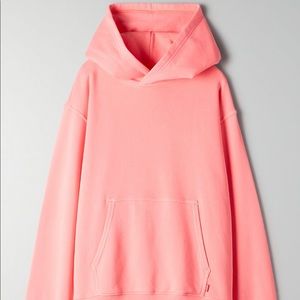 Aritzia TNA  airy fleece hoodie